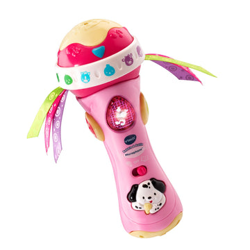 VTech Baby Babble and Rattle Microphone, Pink