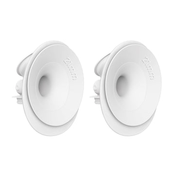 2pc M9 Upgraded Double-Sealed Flange 21mm Only Compatible with Momcozy Upgraded Mobile Flow M9, 21mm Flange, BPA Free, Comfort P