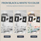 Infinno Black & White Baby Toys High Contrast Crinkle Cloth Activity Book, Infant Mirror Toys for Baby 0-6 Months, Newborn Senso
