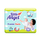 Little Angel Premier Pants Baby Diapers, Medium (M) Size, 28 Count, Cottony Soft Material, Breathable, Extra Dry Core, Stretchab