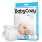 Newborn Baby Diapers Size 2(12-18Lb) 74 Count Babycozy Bouncy Soft Diapers Hypoallergenic, Dry Disposable Diapers With Softer To