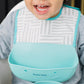 Bazzle Baby Foodie Feeding Set Silicone Roll Up Bib With Food Catcher Suction Plate Bowl Lid And Spoon