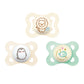 Mam Variety Pack Baby Pacifier, Includes 3 Types Of Pacifiers, Nipple Shape Helps Promote Healthy Oral Development,0-6 Months, U