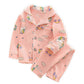 Little Surprise Box, Bright Pink Unicorn & Rainbow Print Soft Cotton Kids nightsuit45Y