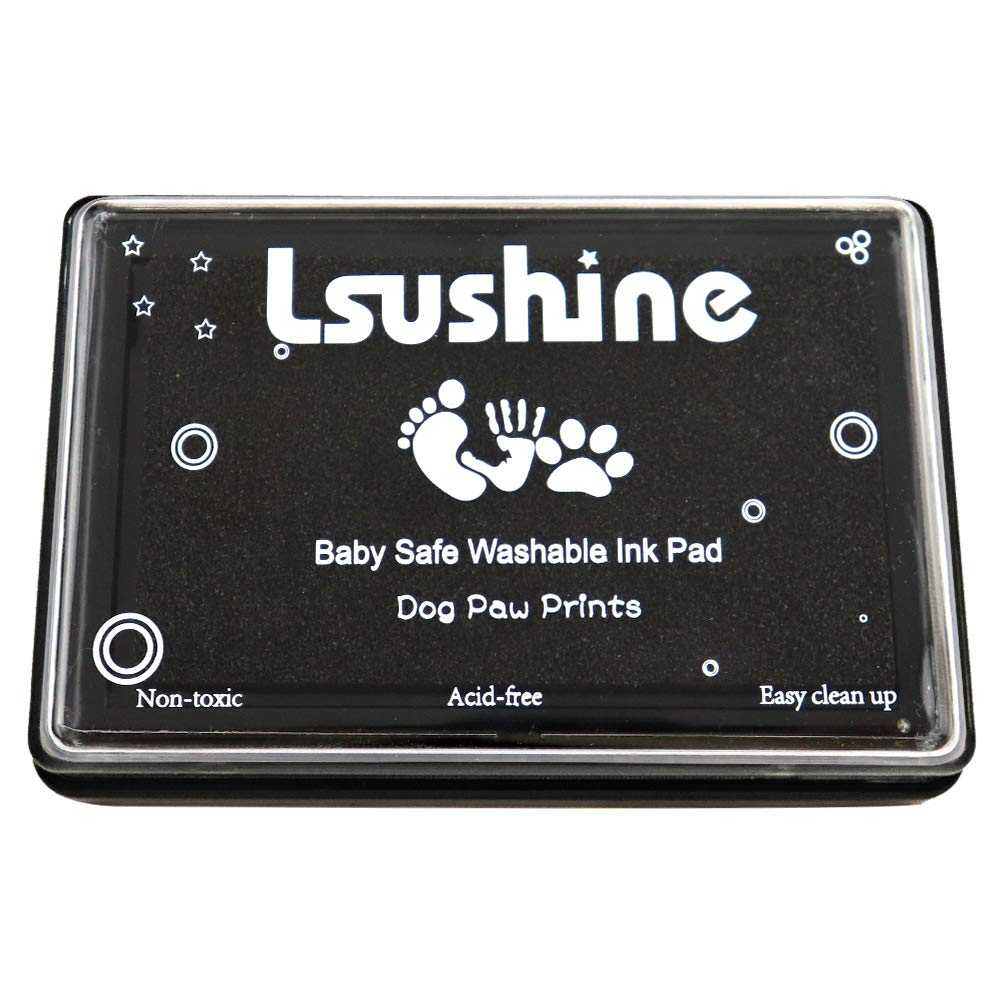 Ink Pad For Baby Footprint, Baby Handprint, Paw Print Pad, Create Impressive Keepsake Stamp, Non-Toxic Ink Pad, Perfect Baby Sho