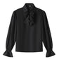 Eymitory Boys Kids Medieval Pirate Shirt Vampire Costume Renaissance Victorian Scottish Jacobite Ghillie Halloween Tops Black