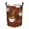 Pevtufa Sloths Need More Coffee Foldable Laundry Basket Organizer,Fabric Clothes Toy Storage Basket Nursery Hamper Storage Bin F