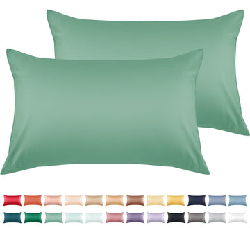 Warmstar 100% Cotton Toddler Pillowcase Set of 2, 600 Thread Count 13x18 Toddler Pillowcases Soft & Breathable, Cotton Travel Pi
