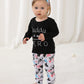 Baby Girls 3Pcs Outfit Set Letters Daddy Is My Hero T-Shirt Tops Geometric Pants With Headband (3-6 Months)