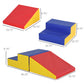 Soozier 2 Piece Climb And Crawl Activity Play Set Soft Secure Foam Playset For Toddler Preschooler Indoor Play Equipment Baby Le