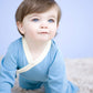 Baby Soy Long Sleeve Kimono Bodysuit Onesie (12-18 Months, Ocean)