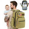 MIRACOL Diaper Bag Backpack for Dad: 40L Large Capacity Tactical Dad Bag with 16+ Organized Pockets - 900D Fabric Military-Style