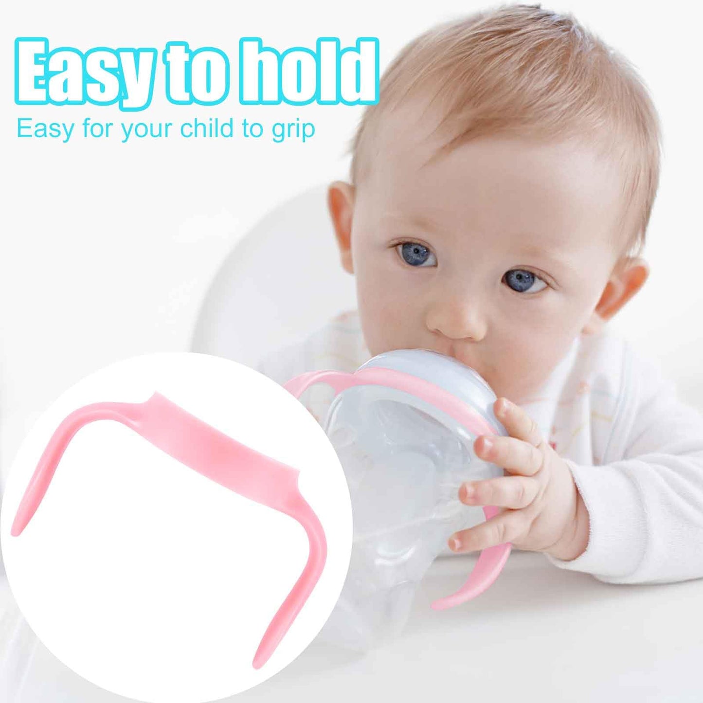 4Pcs Baby Bottle Handles Compatible With Mam Bottles, Bottle Holder For Baby Feeding Bottle Accessories For Baby Teaching Baby T
