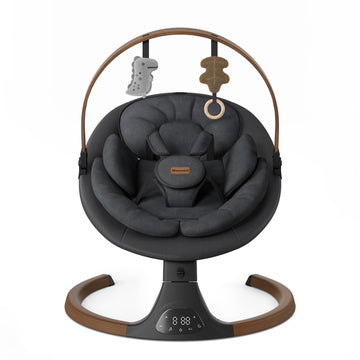 Baby Swings For Infants, Monamii Baby Swing, Bluetooth Infant Swing With Music Speaker, 5 Speeds And Remote Control, Electric Sw