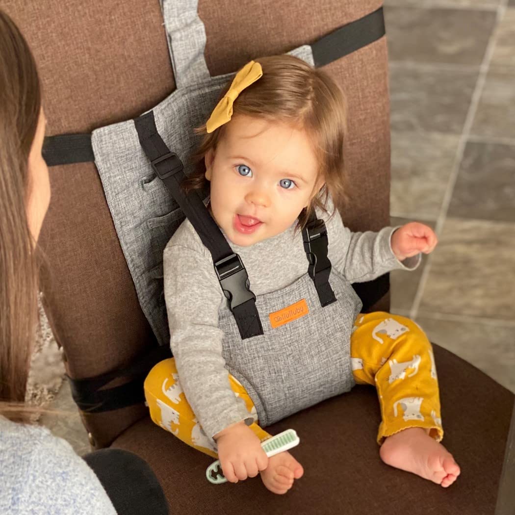 liuliuby Travel Essential Harness Seat - Travel High Chairs for Babies - Portable High Chair for Travel Baby Essentials - Baby T