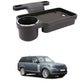 Oshotto (FT04) Foldable Car Auto Headrest Rear Back Seat Table Drink Food Cup Tray Holder Compatible with Rangerover Vogue  Bl