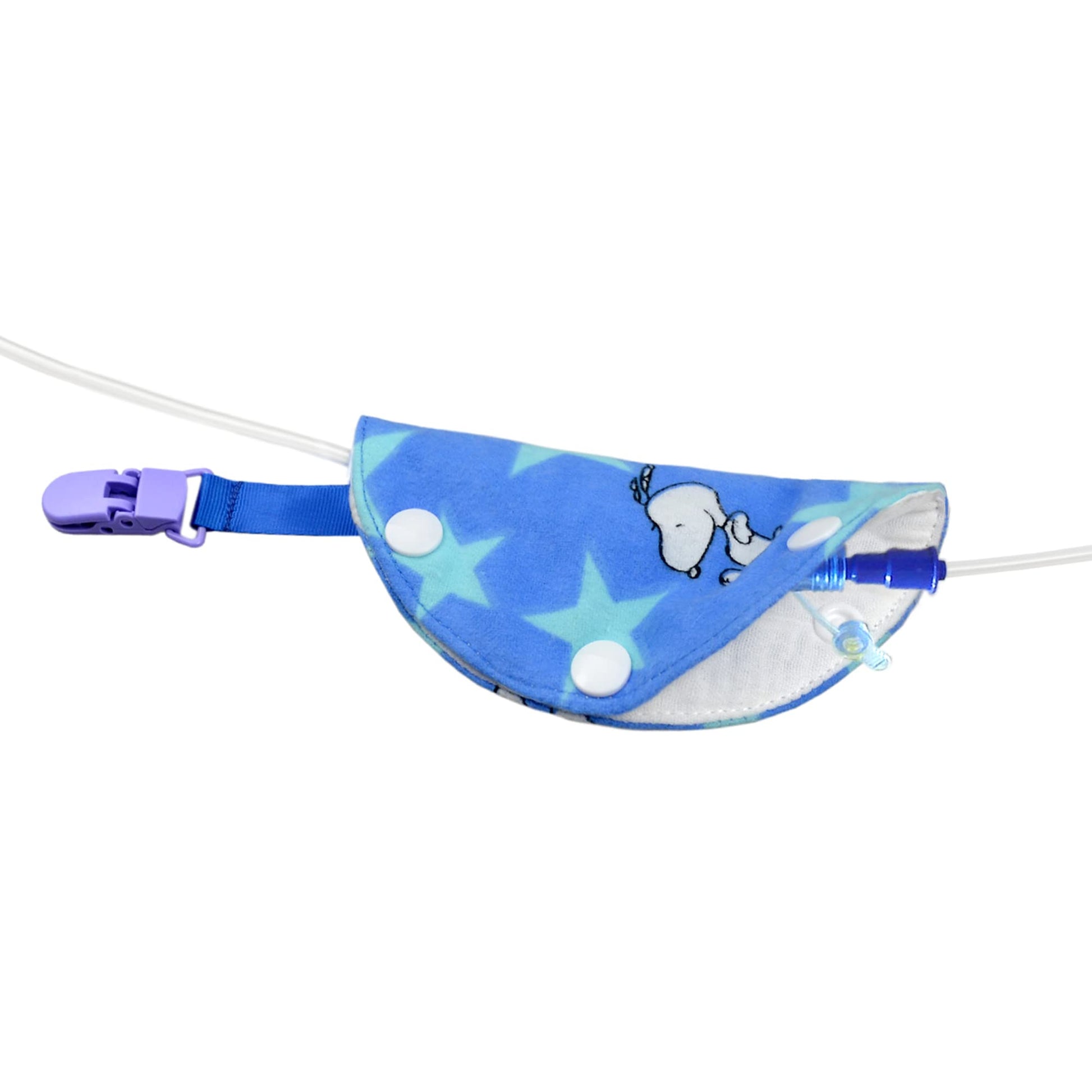 2 Pack Feeding Tube Port Cover With Clip For G-Tube Peg Or J Tube Connection Cover