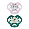 Dr. Brown'S Advantage Baby Pacifiers, 6 -18 Month, Pink, 2 Count