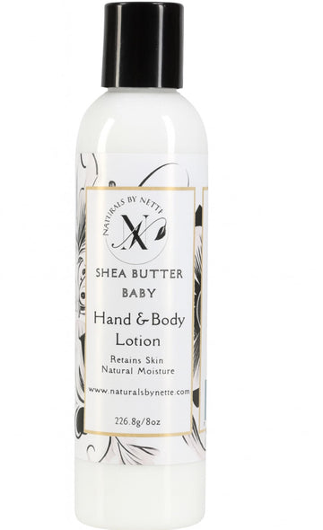 NaturalsByNette Hand and Body Lotion for Women and Men - Shea Butter Moisturizing Lotion with Coconut, Mango Butter, Grapeseed &