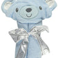 Quiltex Baby Bath Wrap, Blue, One Size