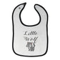 Toddler & Baby Bibs Burp Cloths Woodland Little Wolf Funny Humor Cotton Baby Items For Baby Girl & Boy White Black Design Only