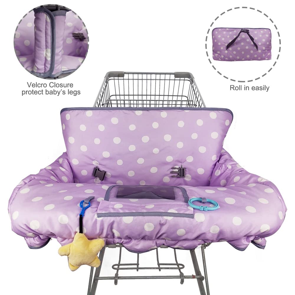 Shopping Cart Cover For Baby Boy Girl, Multi-In-1 Cart Covers For Babies, Infant High Chair Cover, Machine Washable, Soft Padded