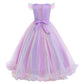 Ibtom Castle Girls Pageant Dress Princess Tulle Dress Birthday Party Father 'S Daughter Dance Dress Mother 'S Day Carnival Long