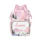 Custom Diaper Bag Backpack for Women, Personalized Name Nursing Mommy Daypack, Diaper Bag for Girls Boys, New Mom Gifts (Mountai