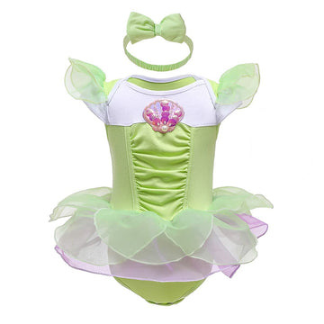 Myrisam Baby Girls Flower Fairy Princess Birthday Bodysuit Romper Tutu Dress Christmas Halloween Costumes W/Headband