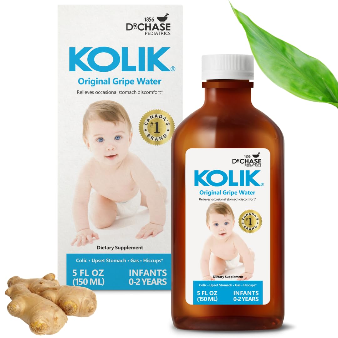Dr. Chase Kolik Original Gripe Water - Colic Relief For Newborns & Infants - Safe, All Natural Gas Drops For Babies - Herbal For