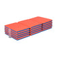 Back2School Express Foldaway Nap Mat, 3-Fold, 2in, Rest Mat, Blue/Red, 5-Pack