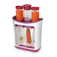 Infantino Squeeze Station, Baby Food Maker & Pouch Filler, Fill 3 Reusable Pouches at Once, Easy to Use, Dishwasher Safe, Homema