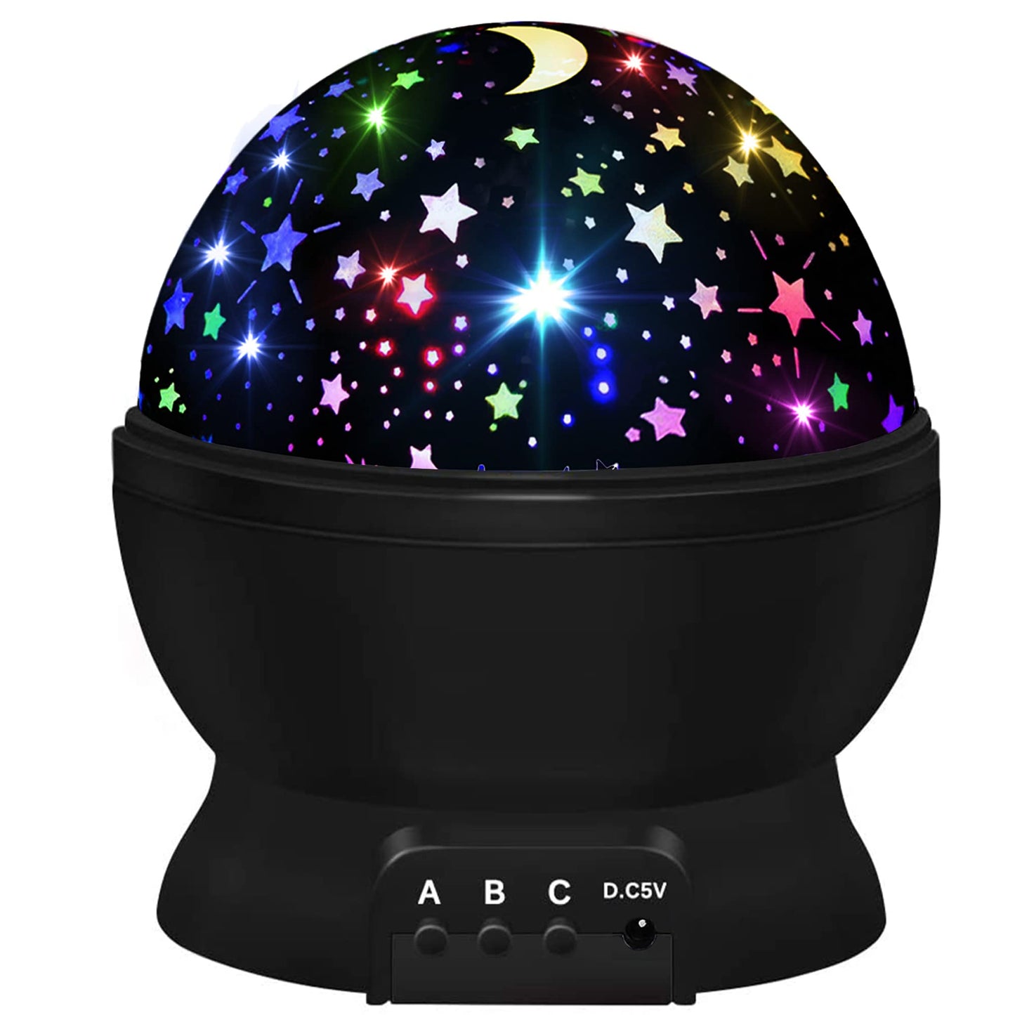 Night Light for Kids,Kids Night Lights,Star Night Light Projector,Star Projector 360 Degree Rotation - 4 LED Bulbs 16 Light Colo