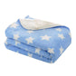 NAMAN Newborn Baby Boy & Baby Girl Polka Wrapping Sheet Cum Baby BlanketNVBZ7800BSKYBLUE