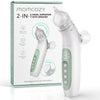 Momcozy Nasal Aspirator for Baby, Innovative 2-in-1 Electric Nose Suction with Spray, 65kPa Nose Sucker with 4 Adjustable Suctio