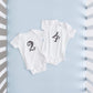 Jumpoff Jo - Seize The Moment Baby Milestone Onesies, 1 Through 12 Bodysuit Set With Numbers, Newborn Essentials