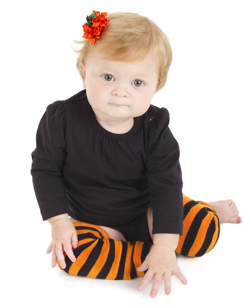 Judanzy Christmas And Halloween Baby And Toddler Leg Warmers For Girls And Boys (One Size, Halloween Stripe)