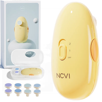 Ncvi Baby Nail Trimmer Electric, Baby Nail File, Safe Baby Nail Clippers, Trim And Polish Set For Newborn Baby Infant Toddler Ki