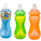 Nuby No Spill Sports Sipper Cup (Blue/Green/Orange)