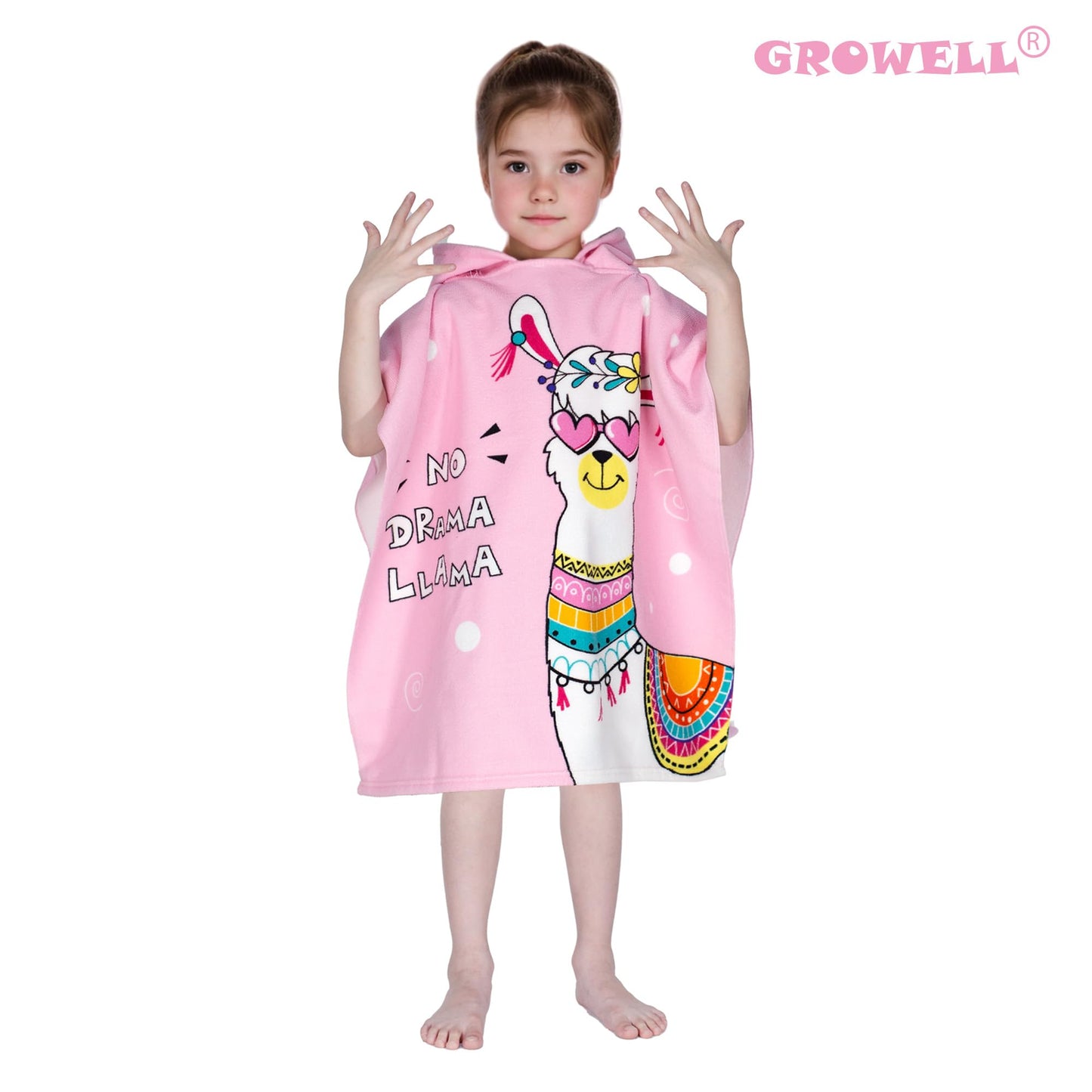 Hooded Kids Beach Towels - Toddler Bath Towel Girls Boys Swim Cover-Ups For Ages 1 To 6 Kids Pool Towels Quick Dry Lightweight S