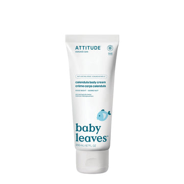 Attitude Body Cream For Baby, Ewg Verified, Made With Naturally Derived Ingredients, Vegan, Good Night, 6.7 Fl Oz