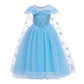 Rexreii Girls Frozen Elsa Princess Dress Halloween Costume Christmas Birthday Evening Party Ball Gown W/Accessories 8-9T