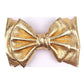 Gold Hair headband, Bows Hair Barrettes Accessories, Cute Princess Head Bands hair decorations for Infant Toddler Baby Girls. (F