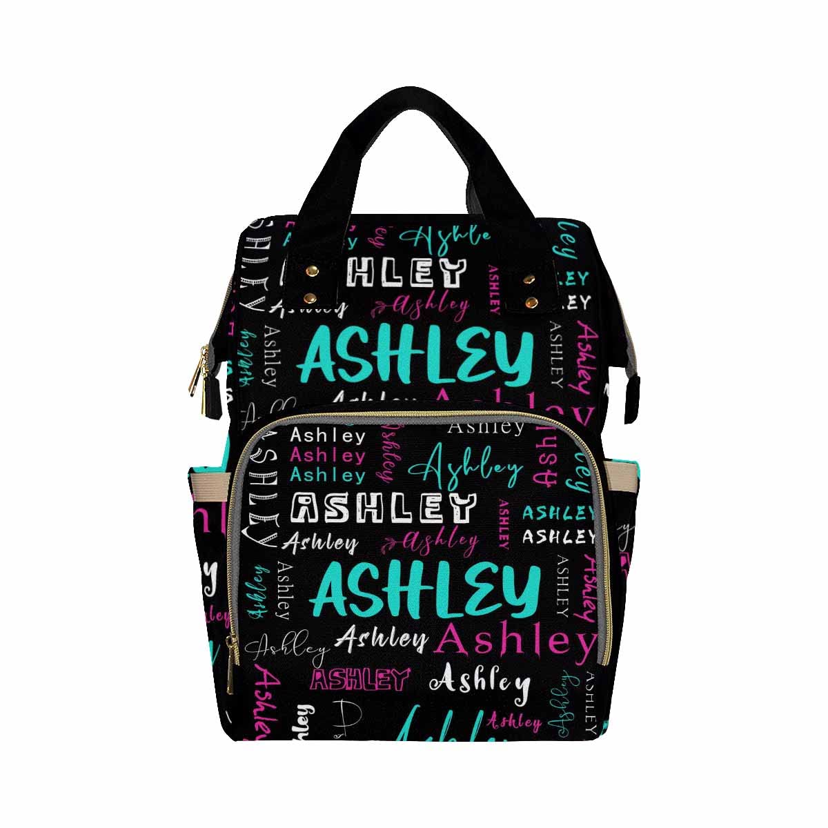 Personalized Name Bag, Custom Diaper Bag Gifts For Mom Fashion Multifunctional Daycare Bag Mummy Nursing Baby Bags Shoulder Bag