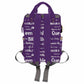 Artsadd Custom Name Diaper Bag With Thermal Pockets, Purple Signature Travel Shoulder Bag Customized Baby Backpack With Name Cau