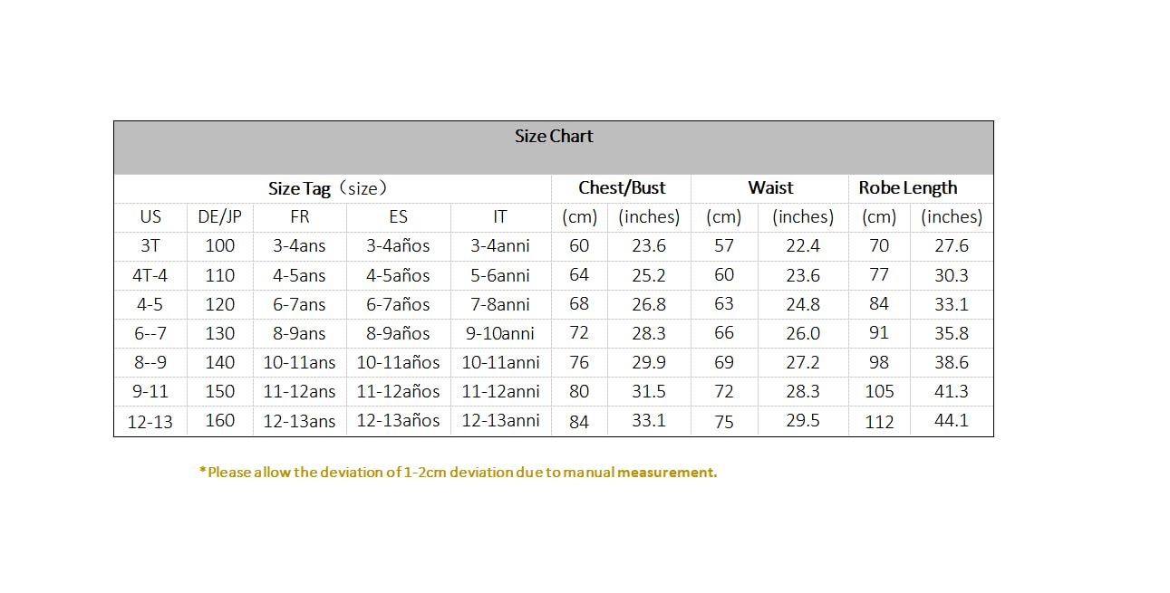 Relibeauty Kids Greek Goddess Gostume Girls,4-5/120