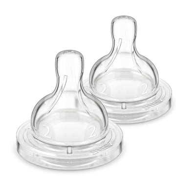 Philips Avent Anti-Colic Baby Bottle Flow 2 Nipple, 2Pk, Scy762/02