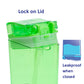 Precidio Design Drink In The Box Eco-Friendly Reusable Juice Box Container, 12 Ounce, Green