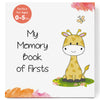 A Baby Cherry - Baby Record Book With Photo Album || 80 Pages || Baby Memory Book For 0 To 5 Years || Milestone Album || Modern 
