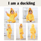 Qiaoniuniu Halloween Baby Duck Costumes Toddler Outfit Infants Cosplay Romper 6-12 Months